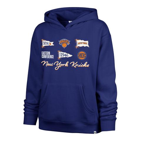 NEW YORK KNICKS BOW AND BANNERS '47 NAOMI HOOD WOMENS