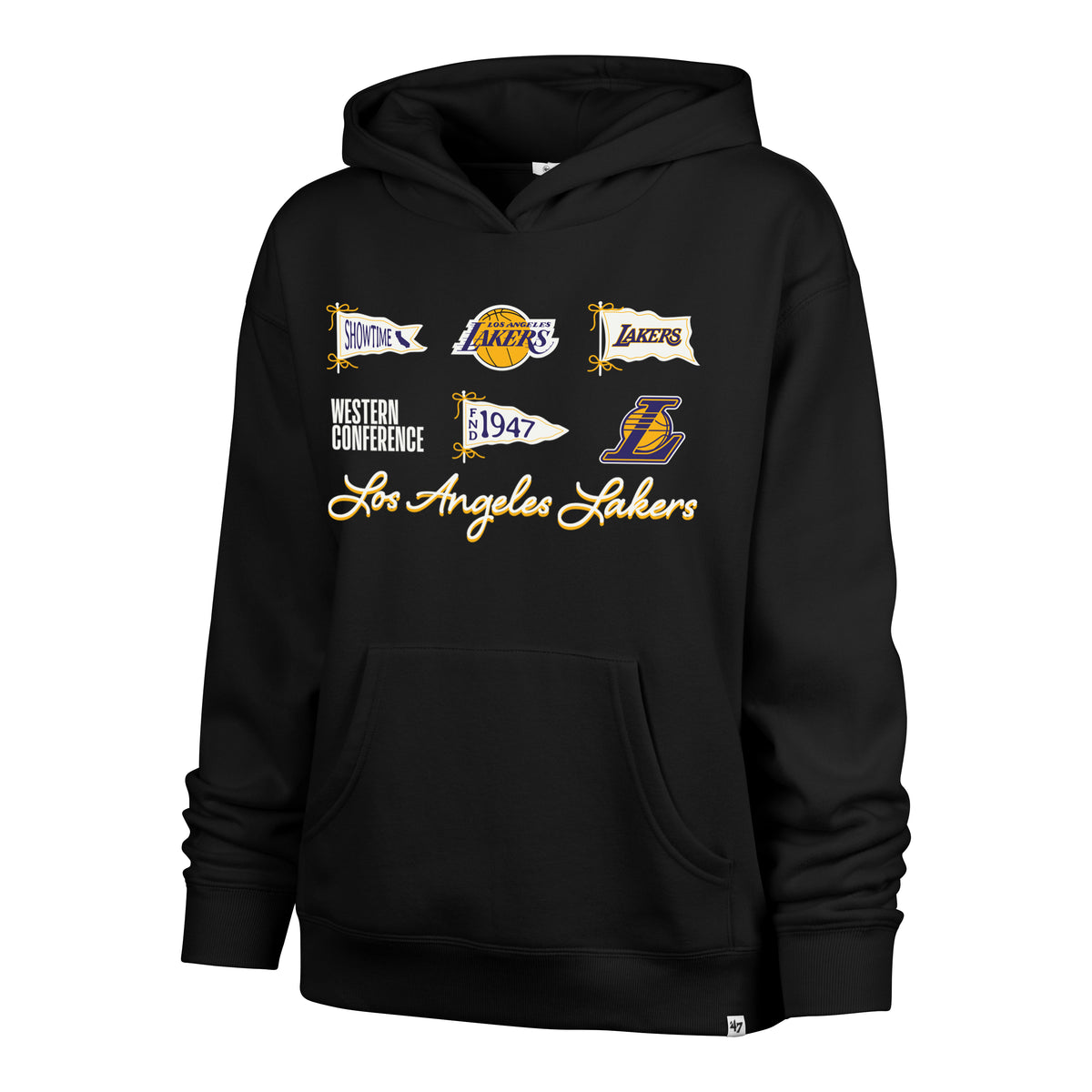 LOS ANGELES LAKERS BOW AND BANNERS '47 NAOMI HOOD WOMENS