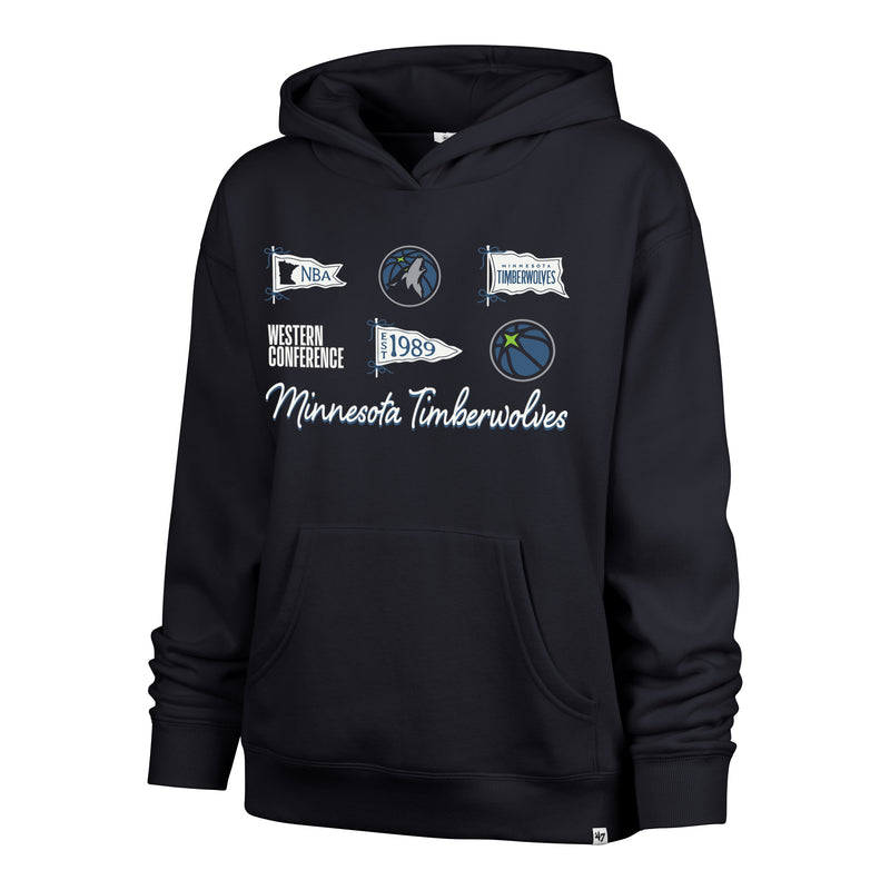 MINNESOTA TIMBERWOLVES BOW AND BANNERS '47 NAOMI HOOD WOMENS