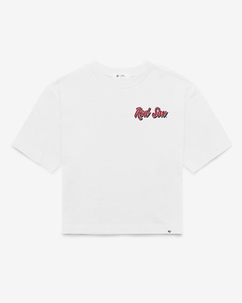 BOSTON RED SOX COLLAGE SCRIPT '47 REED CITY TEE WOMENS