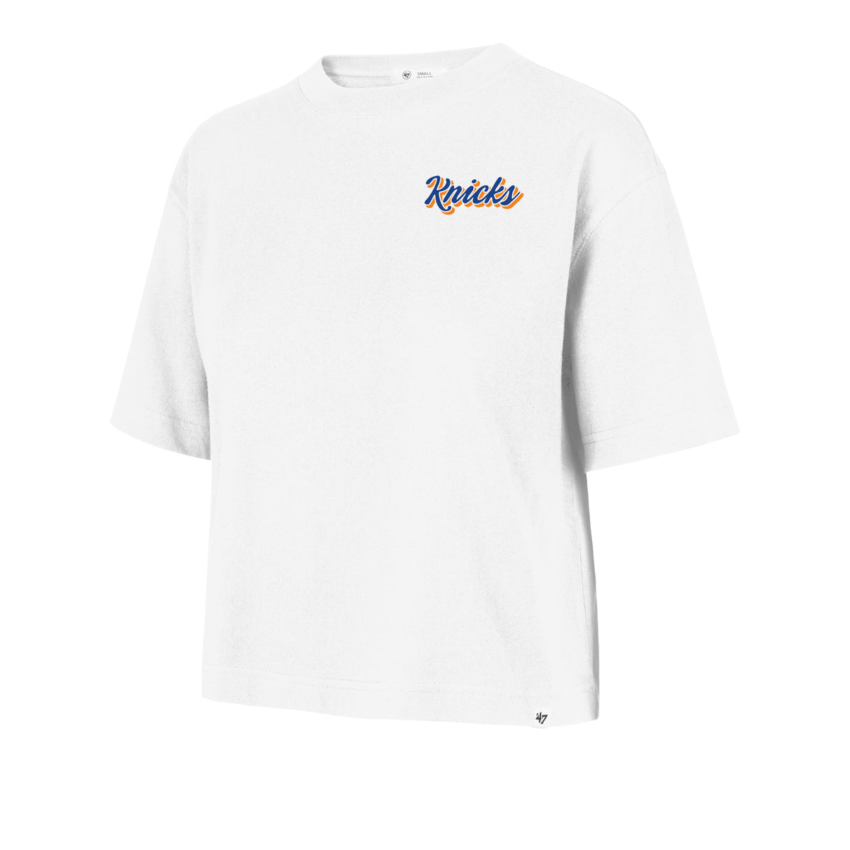 NEW YORK KNICKS COLLAGE SCRIPT '47 REED CITY TEE WOMENS