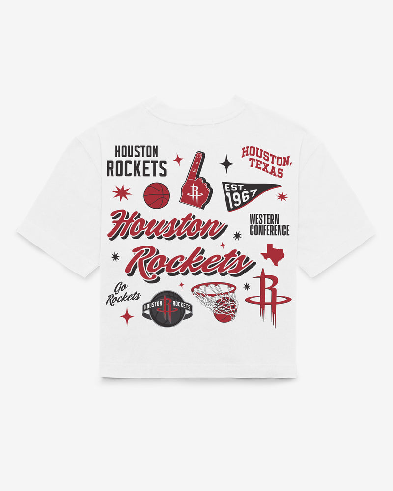 HOUSTON ROCKETS COLLAGE SCRIPT '47 REED CITY TEE WOMENS