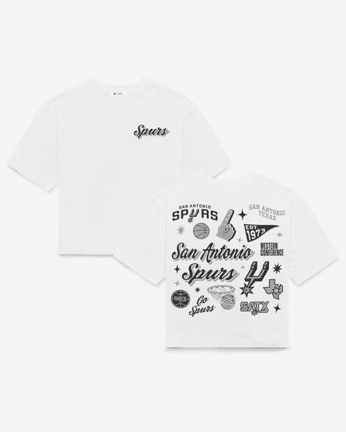 SAN ANTONIO SPURS COLLAGE SCRIPT '47 REED CITY TEE WOMENS