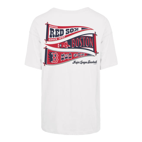 BOSTON RED SOX BOW AND BANNER BACKER '47 SADIE TEE WOMENS