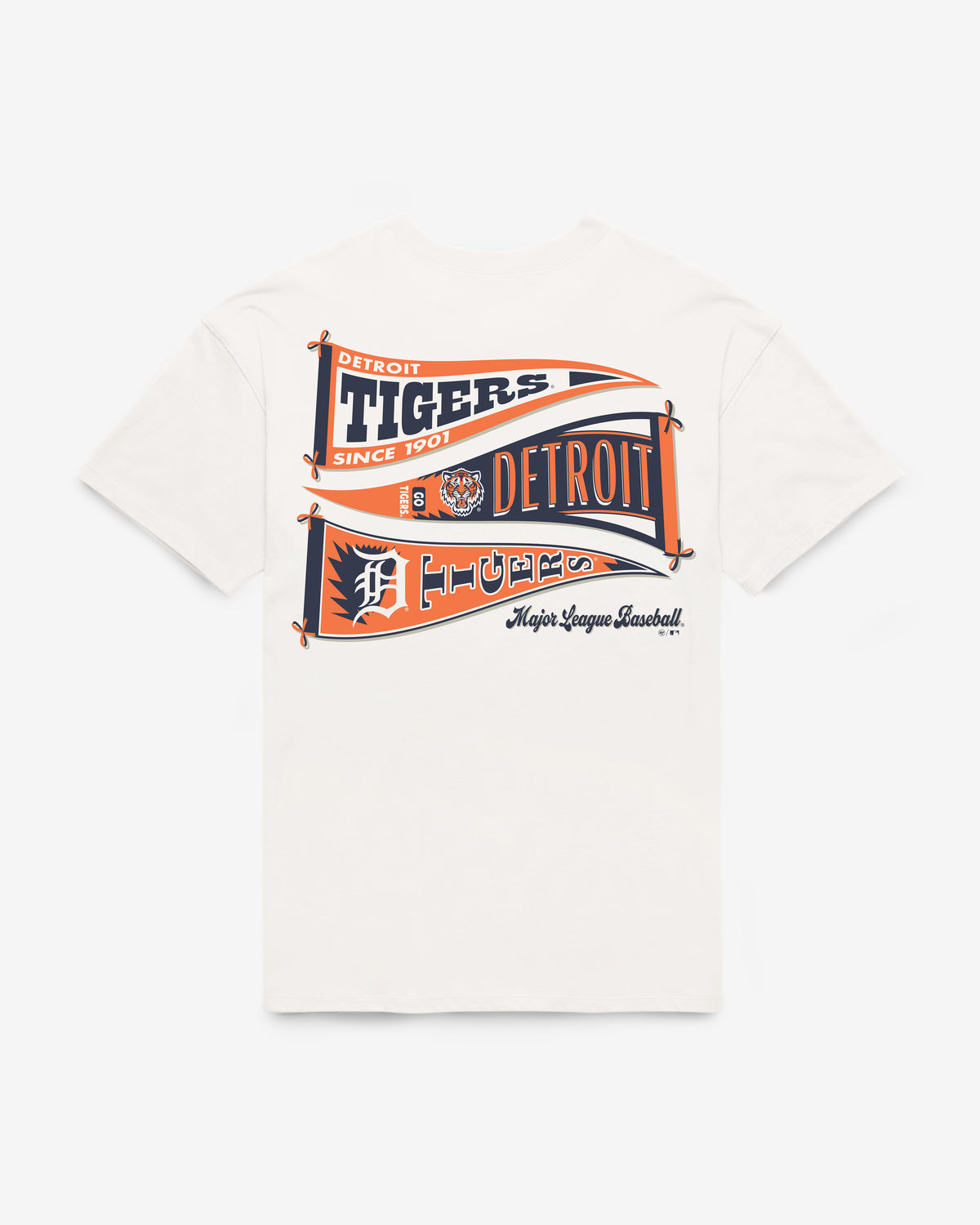DETROIT TIGERS BOW AND BANNER BACKER '47 SADIE TEE WOMENS