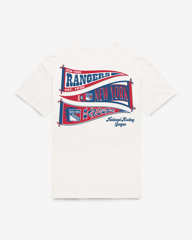 NEW YORK RANGERS BOW AND BANNER BACKER '47 SADIE TEE WOMENS