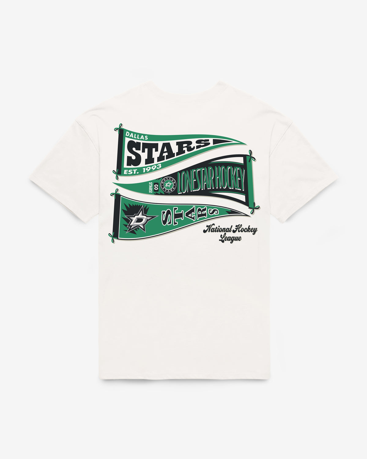 DALLAS STARS BOW AND BANNER BACKER '47 SADIE TEE WOMENS