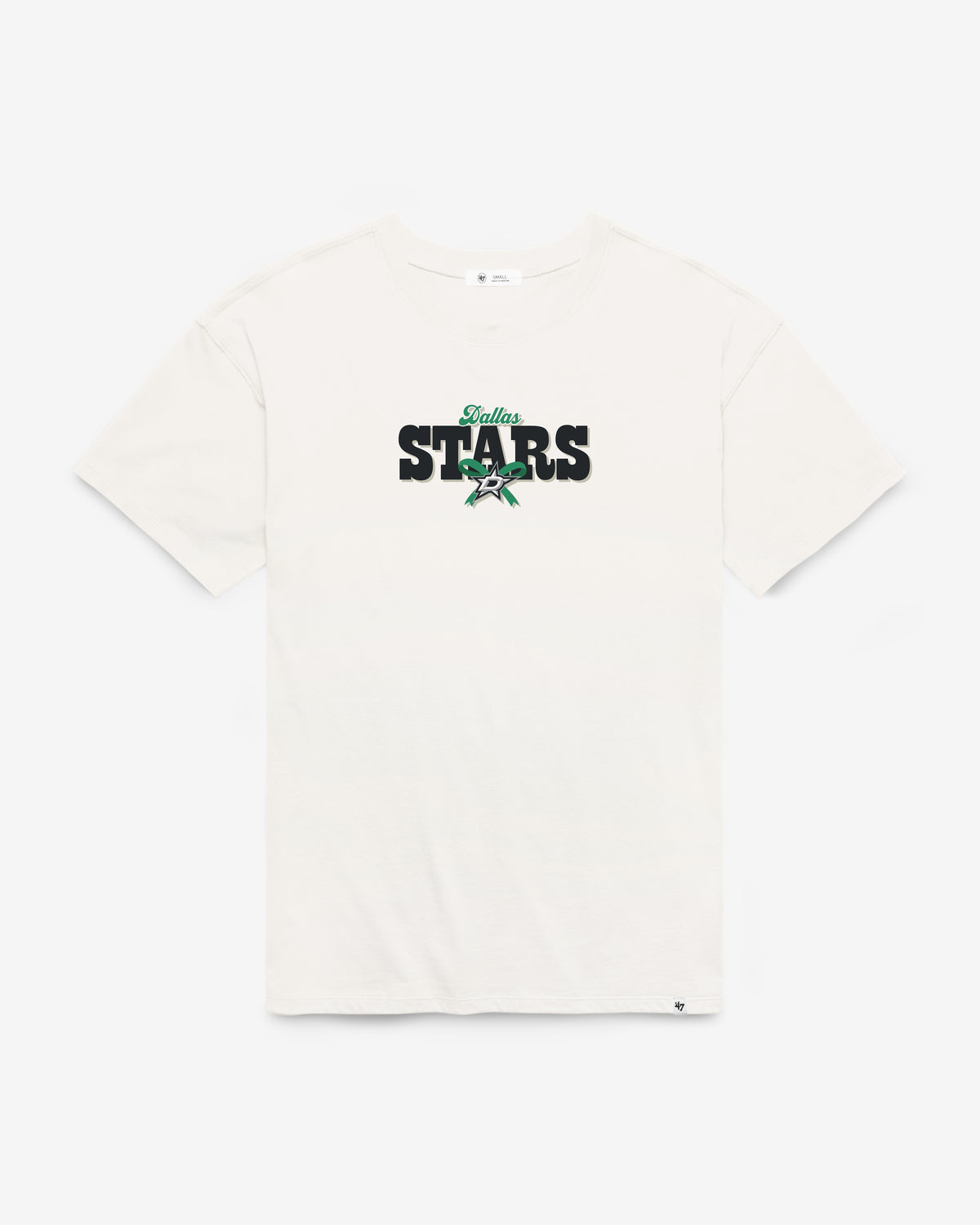 DALLAS STARS BOW AND BANNER BACKER '47 SADIE TEE WOMENS