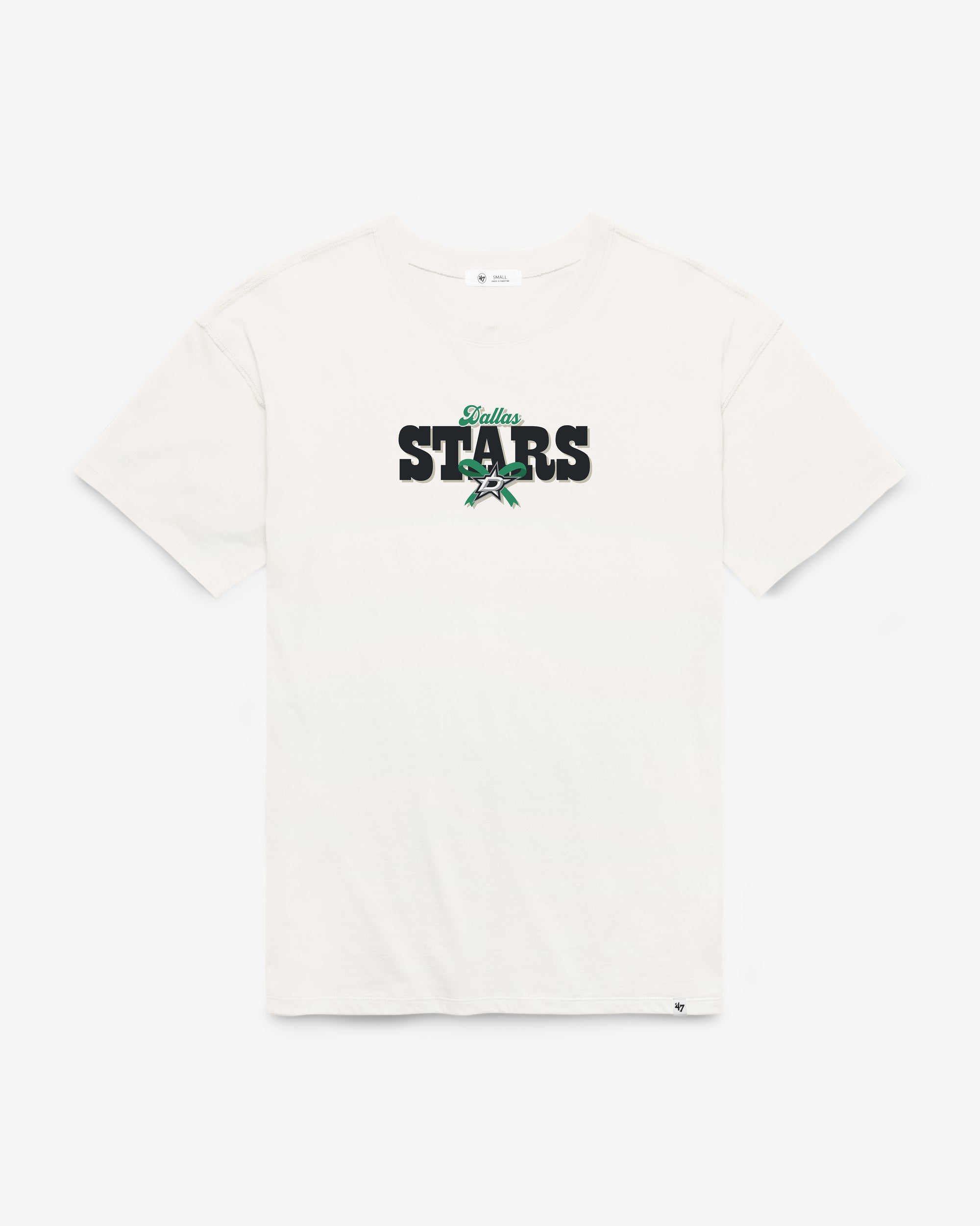DALLAS STARS BOW AND BANNER BACKER '47 SADIE TEE WOMENS