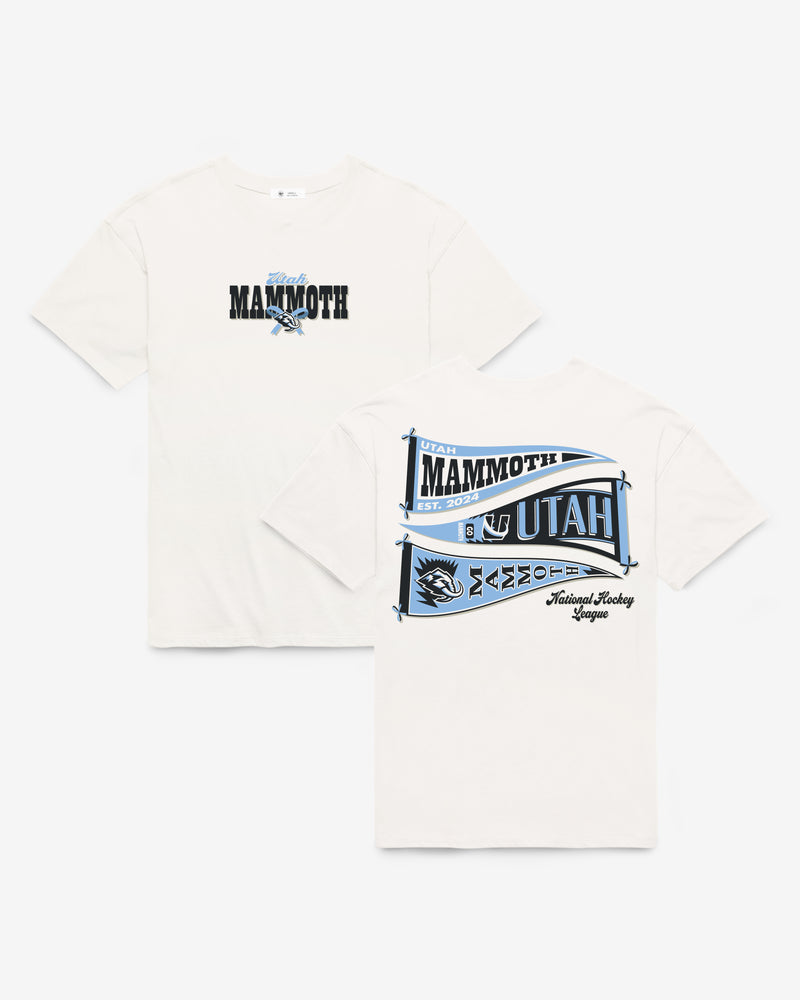 UTAH MAMMOTH BOW AND BANNER BACKER '47 SADIE TEE WOMENS