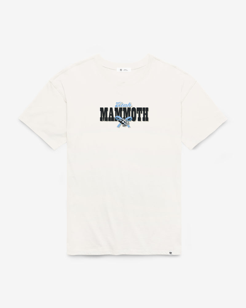 UTAH MAMMOTH BOW AND BANNER BACKER '47 SADIE TEE WOMENS