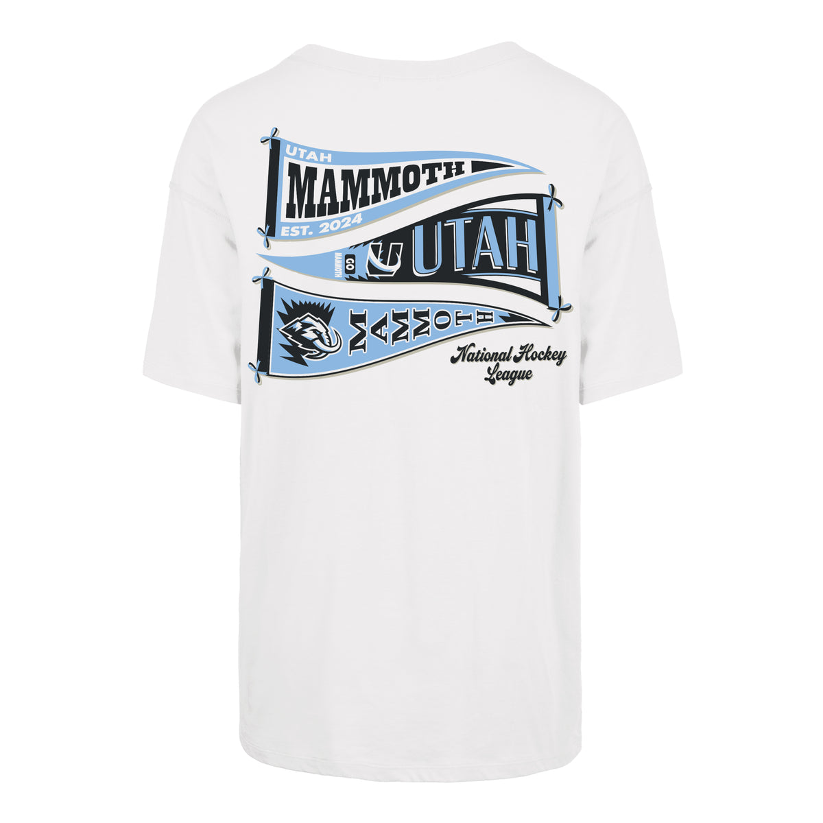 UTAH MAMMOTH BOW AND BANNER BACKER '47 SADIE TEE WOMENS