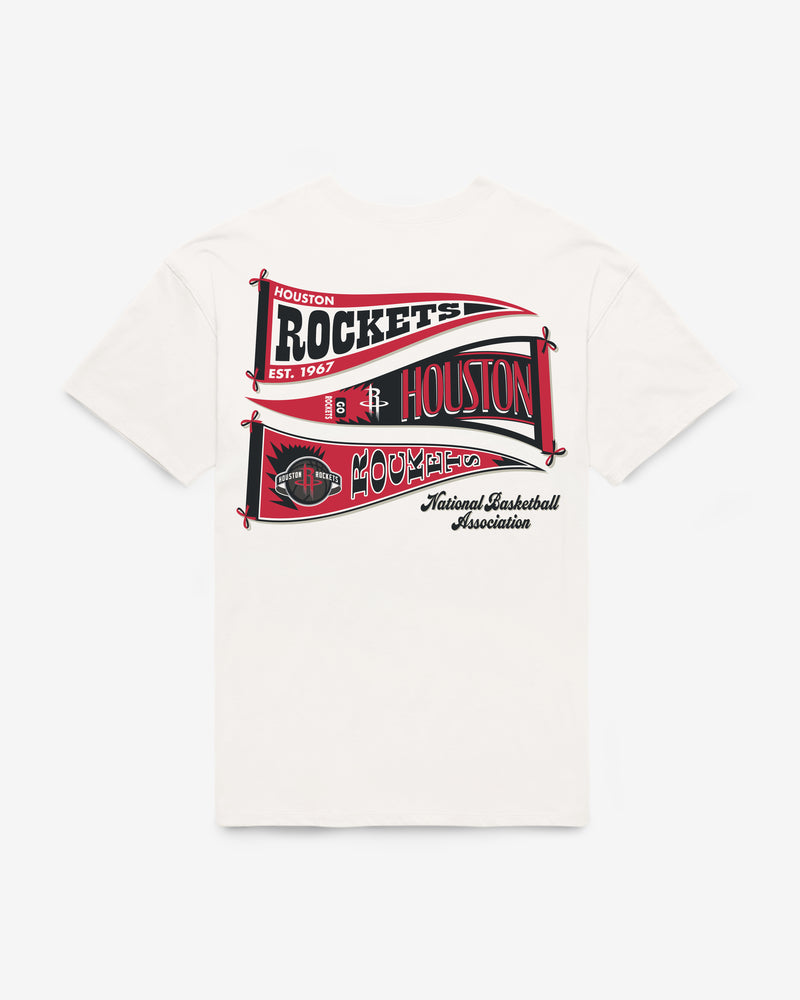 HOUSTON ROCKETS BOW AND BANNER BACKER '47 SADIE TEE WOMENS