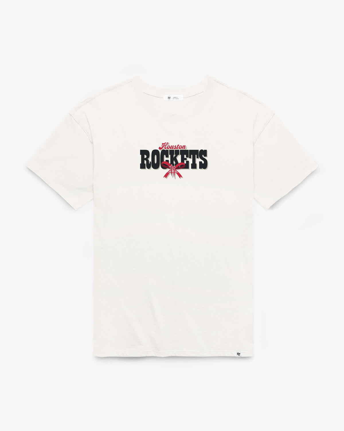 HOUSTON ROCKETS BOW AND BANNER BACKER '47 SADIE TEE WOMENS
