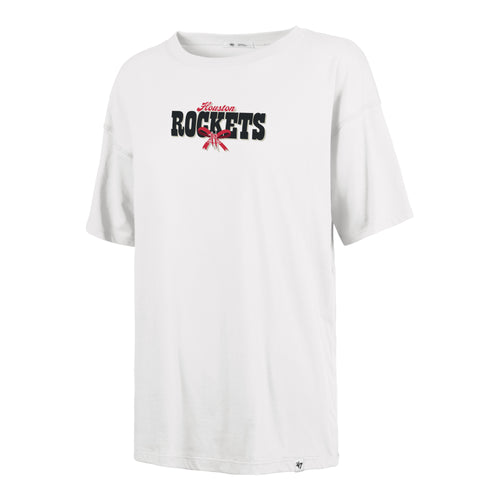 HOUSTON ROCKETS BOW AND BANNER BACKER '47 SADIE TEE WOMENS