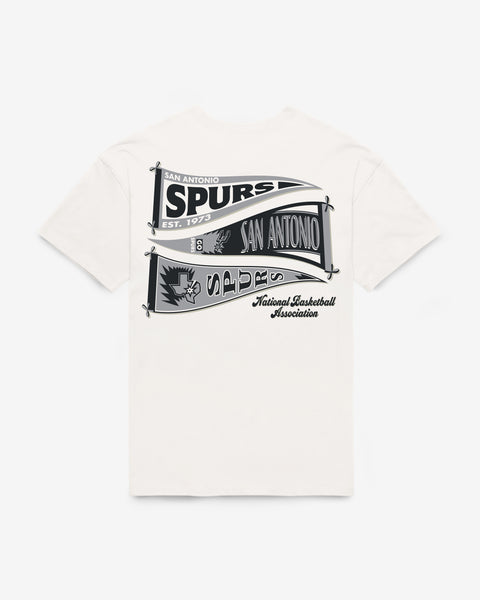 SAN ANTONIO SPURS BOW AND BANNER BACKER '47 SADIE TEE WOMENS