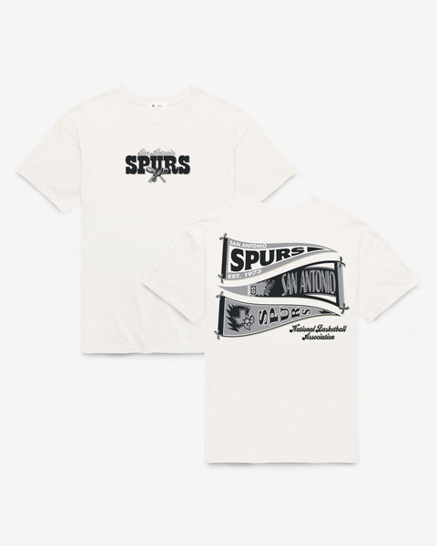 SAN ANTONIO SPURS BOW AND BANNER BACKER '47 SADIE TEE WOMENS