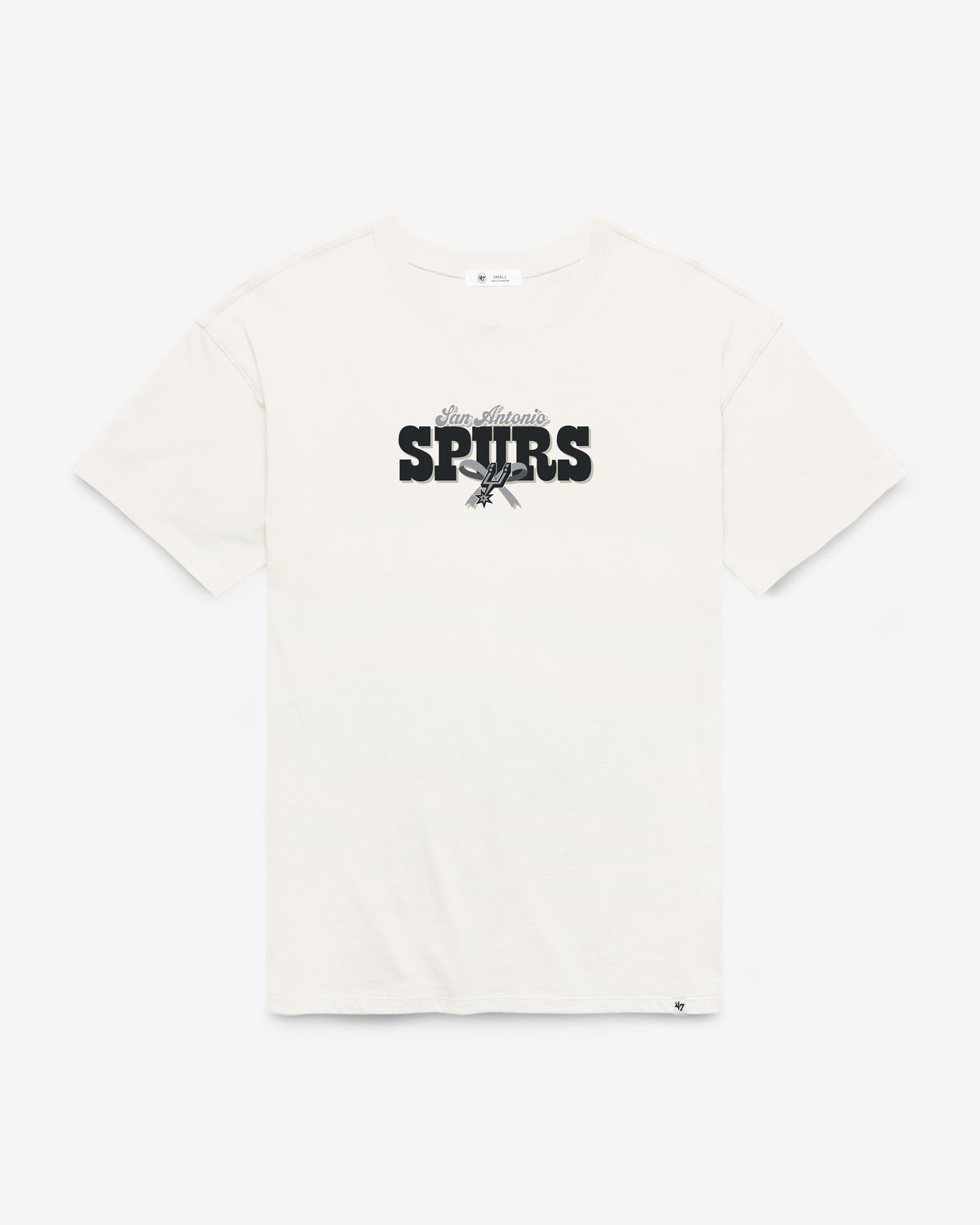 SAN ANTONIO SPURS BOW AND BANNER BACKER '47 SADIE TEE WOMENS