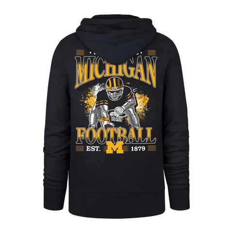 MICHIGAN WOLVERINES BACKER '47 HEADLNE HOOD