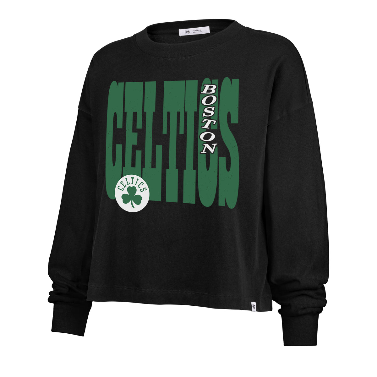 BOSTON CELTICS BOLD STACK '47 SYDNEY LONG SLEEVE TEE WOMENS