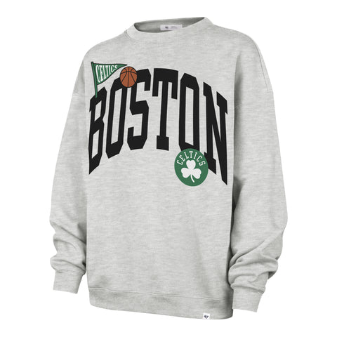 BOSTON CELTICS ARCHED ICON '47 OVERSIZED CREW WOMENS