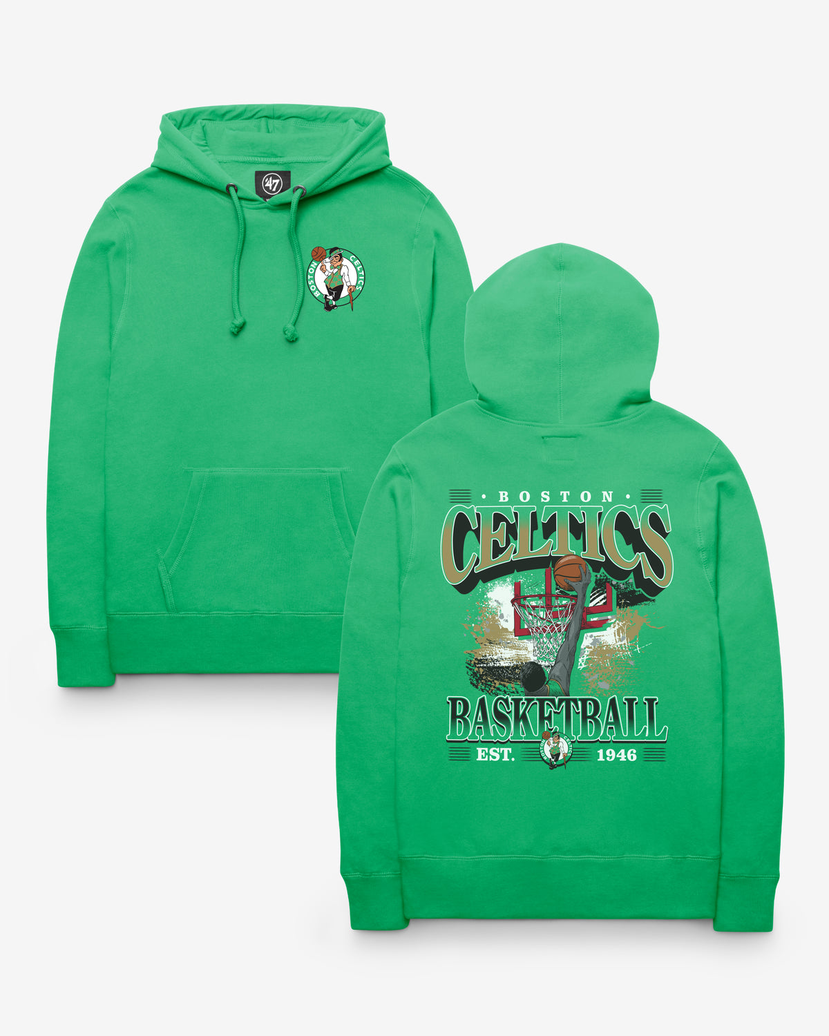 BOSTON CELTICS BACKER '47 HEADLNE HOOD