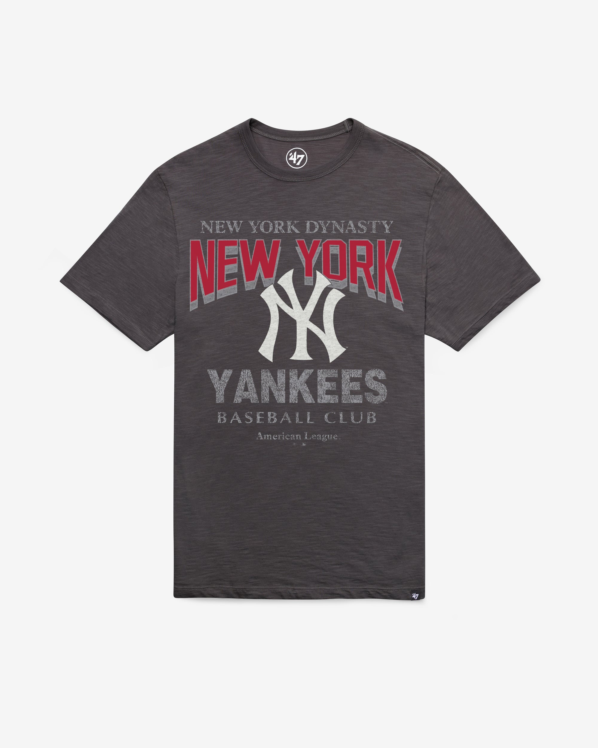NEW YORK YANKEES HEAD ON '47 SCRUM TEE