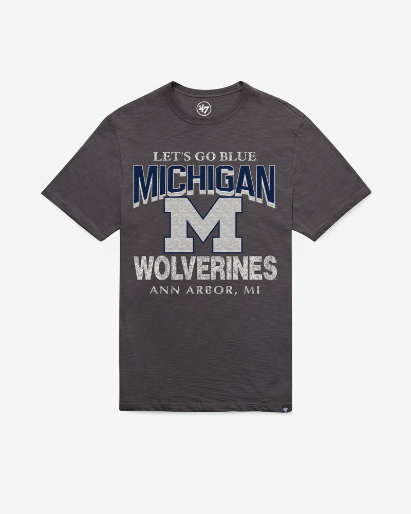MICHIGAN WOLVERINES HEAD ON '47 SCRUM TEE