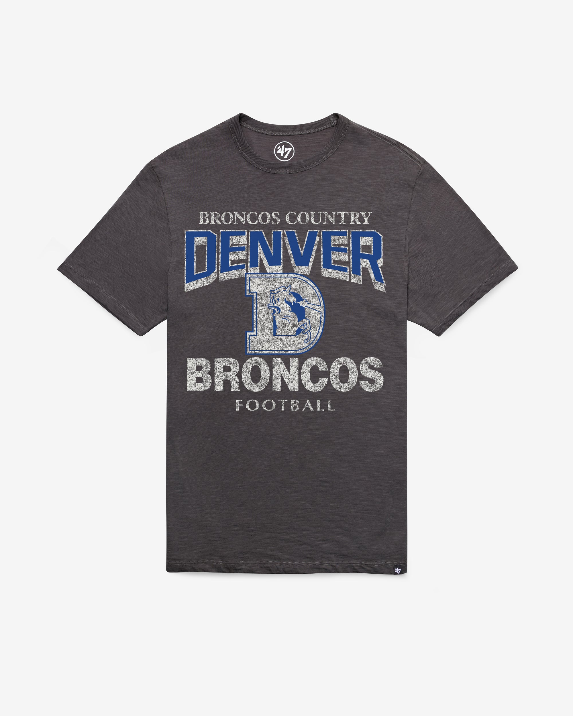 DENVER BRONCOS HISTORIC HEAD ON '47 SCRUM TEE