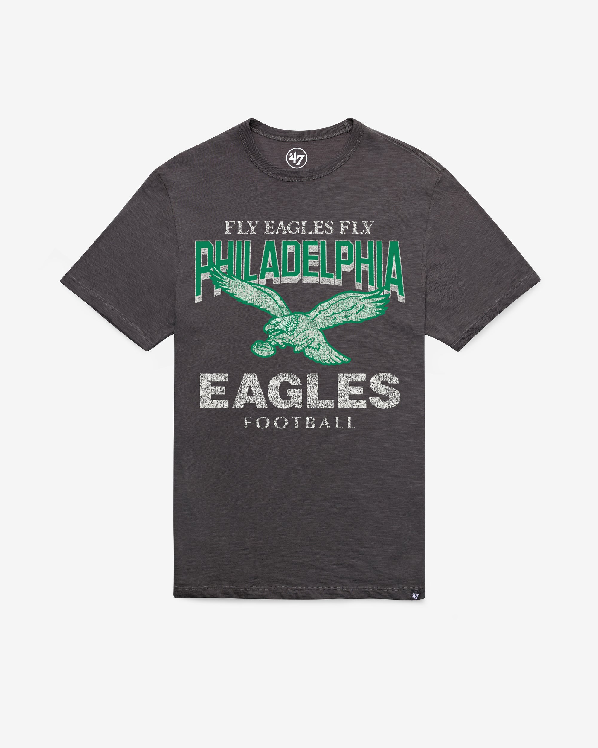 PHILADELPHIA EAGLES HISTORIC HEAD ON '47 SCRUM TEE