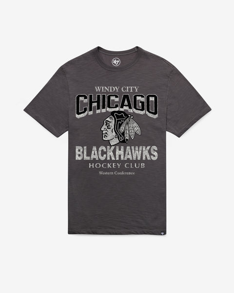 CHICAGO BLACKHAWKS HEAD ON '47 SCRUM TEE
