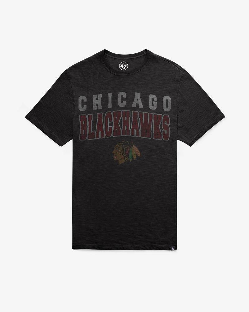 CHICAGO BLACKHAWKS STADIUM WAVE '47 SCRUM TEE