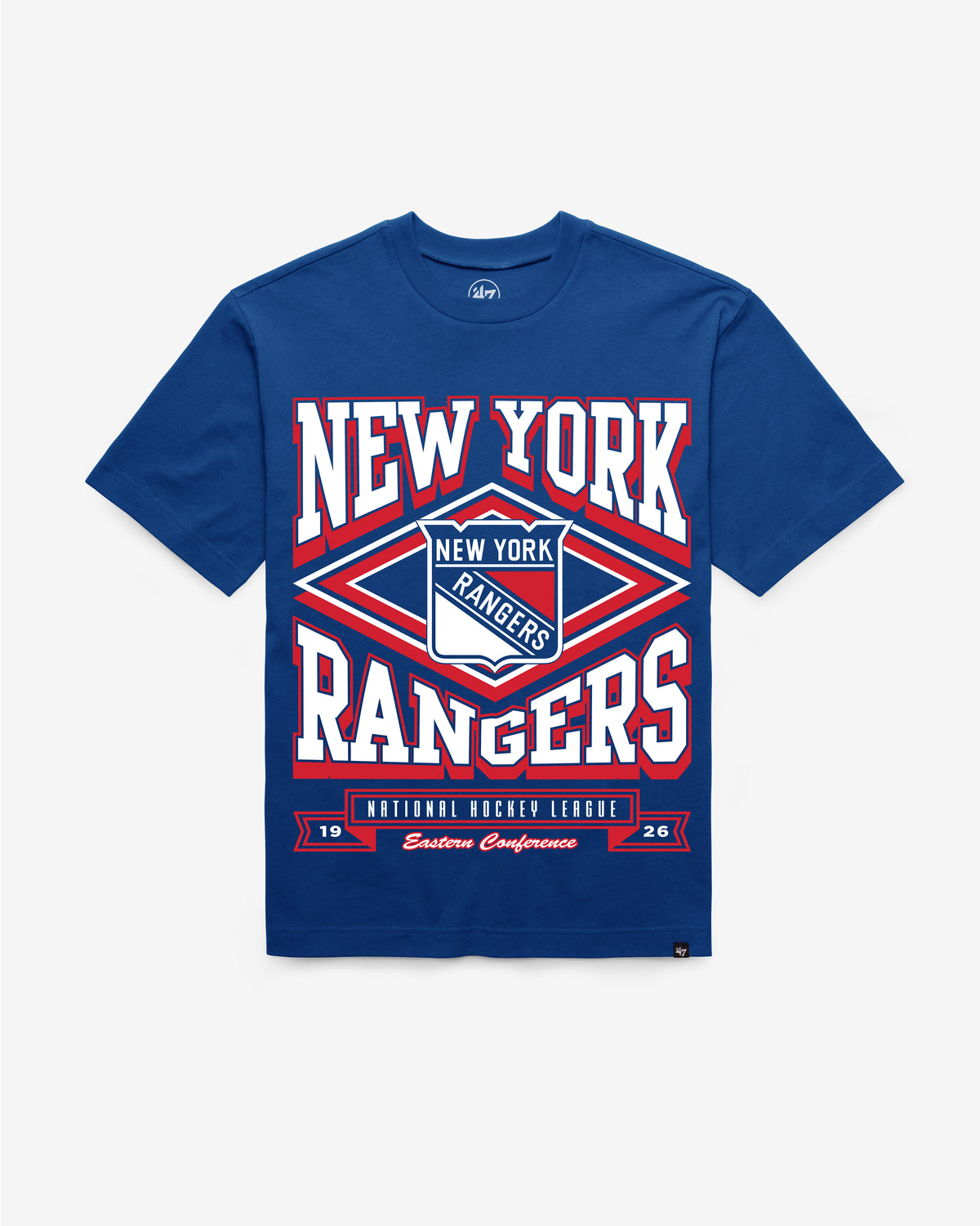 NEW YORK RANGERS HEATER '47 FOUNDATION TEE