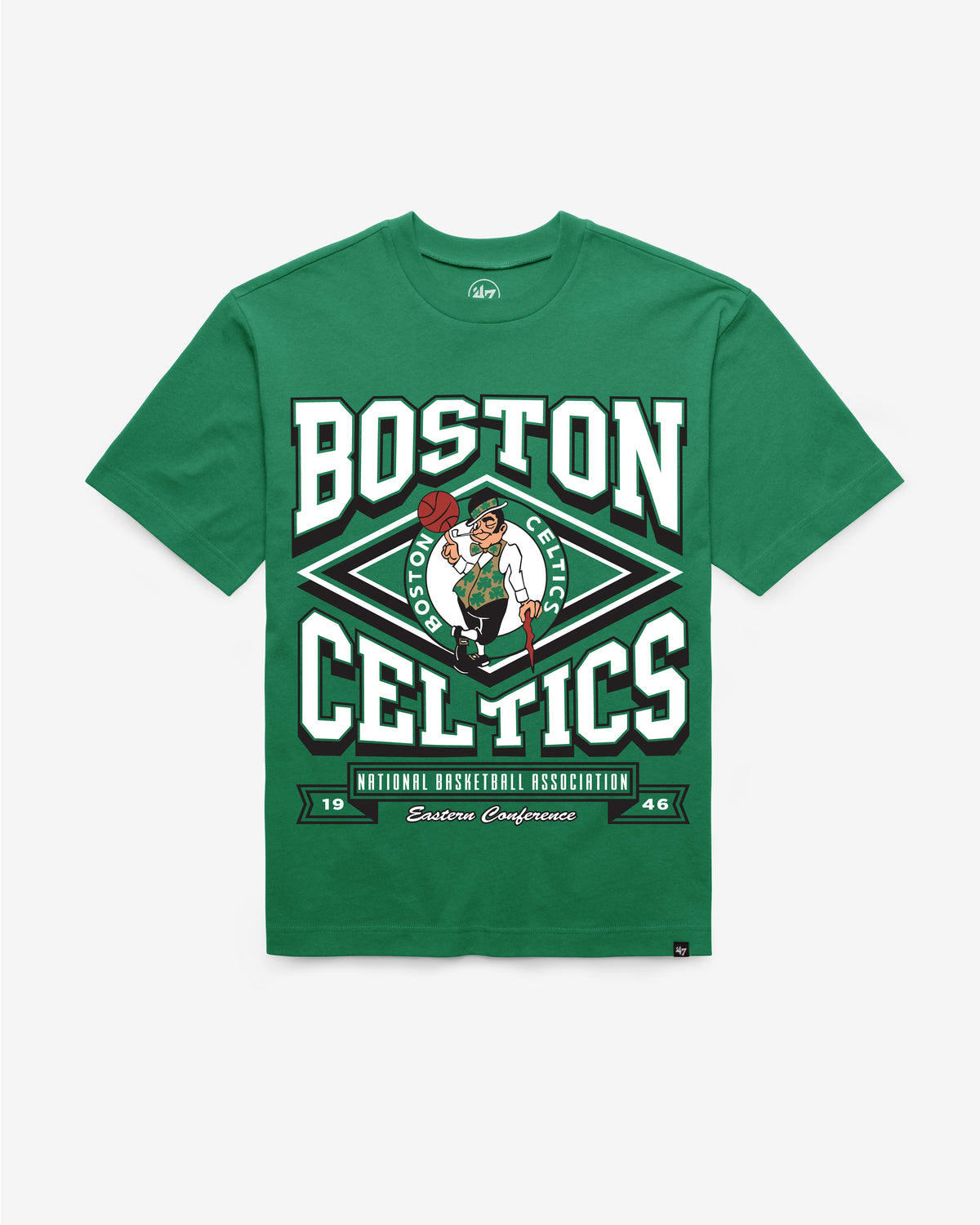BOSTON CELTICS HEATER '47 FOUNDATION TEE