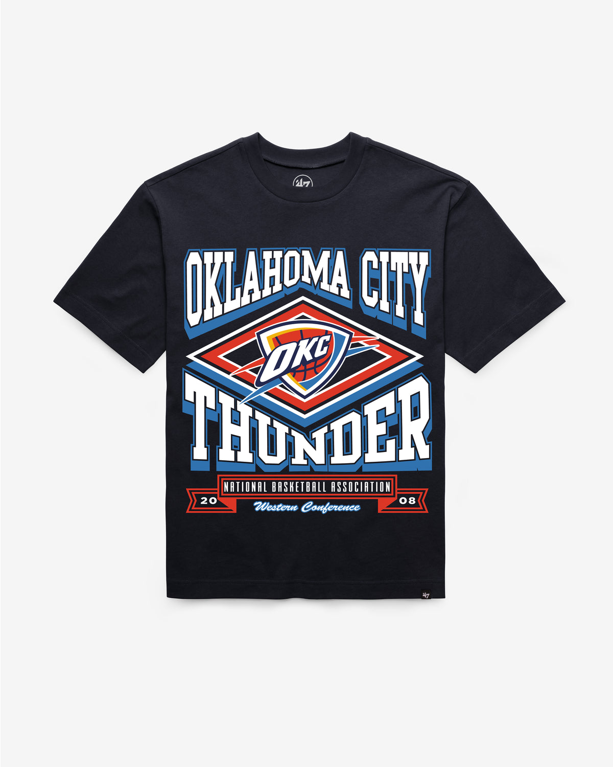 OKLAHOMA CITY THUNDER HEATER '47 FOUNDATION TEE