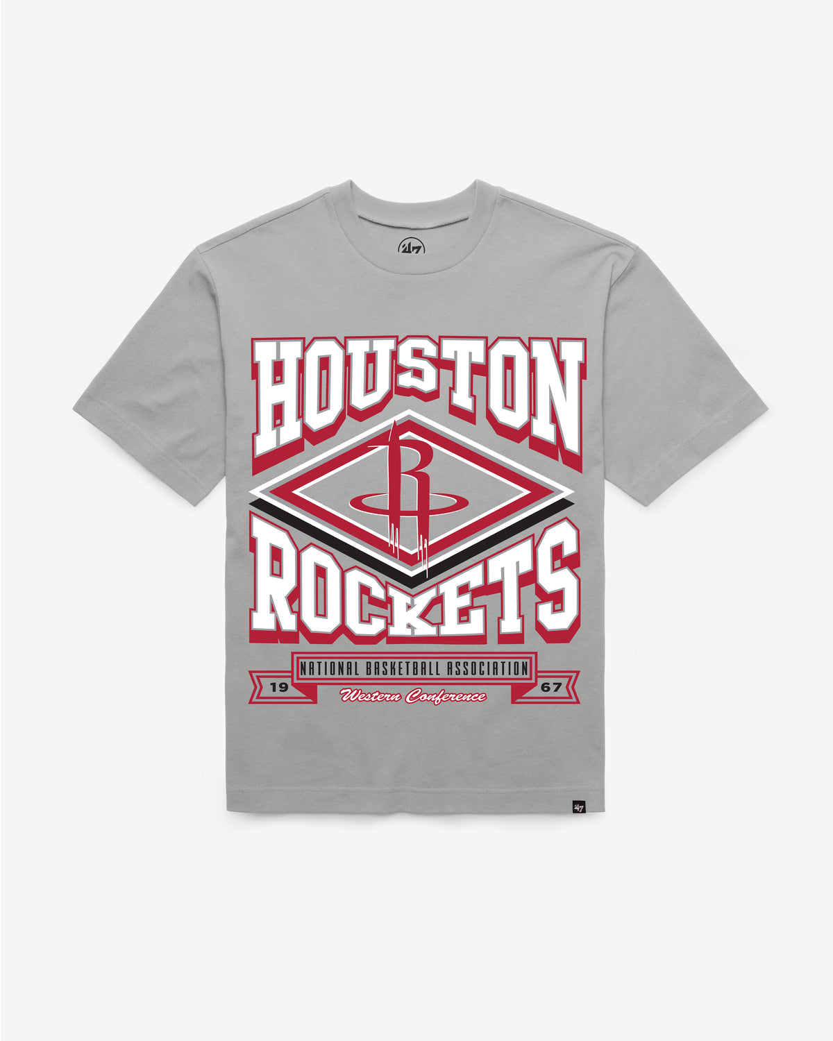HOUSTON ROCKETS HEATER '47 FOUNDATION TEE
