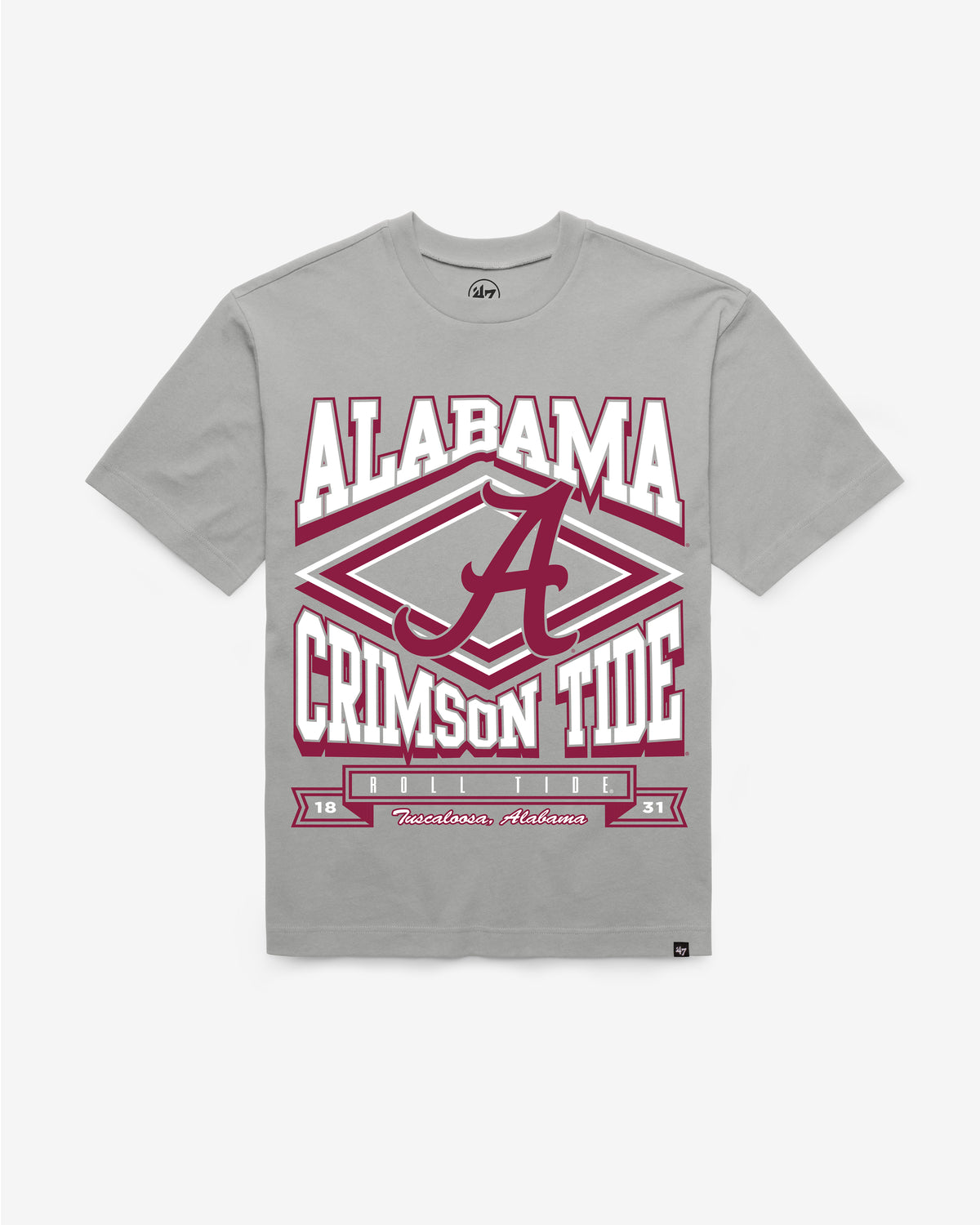 ALABAMA CRIMSON TIDE HEATER '47 FOUNDATION TEE