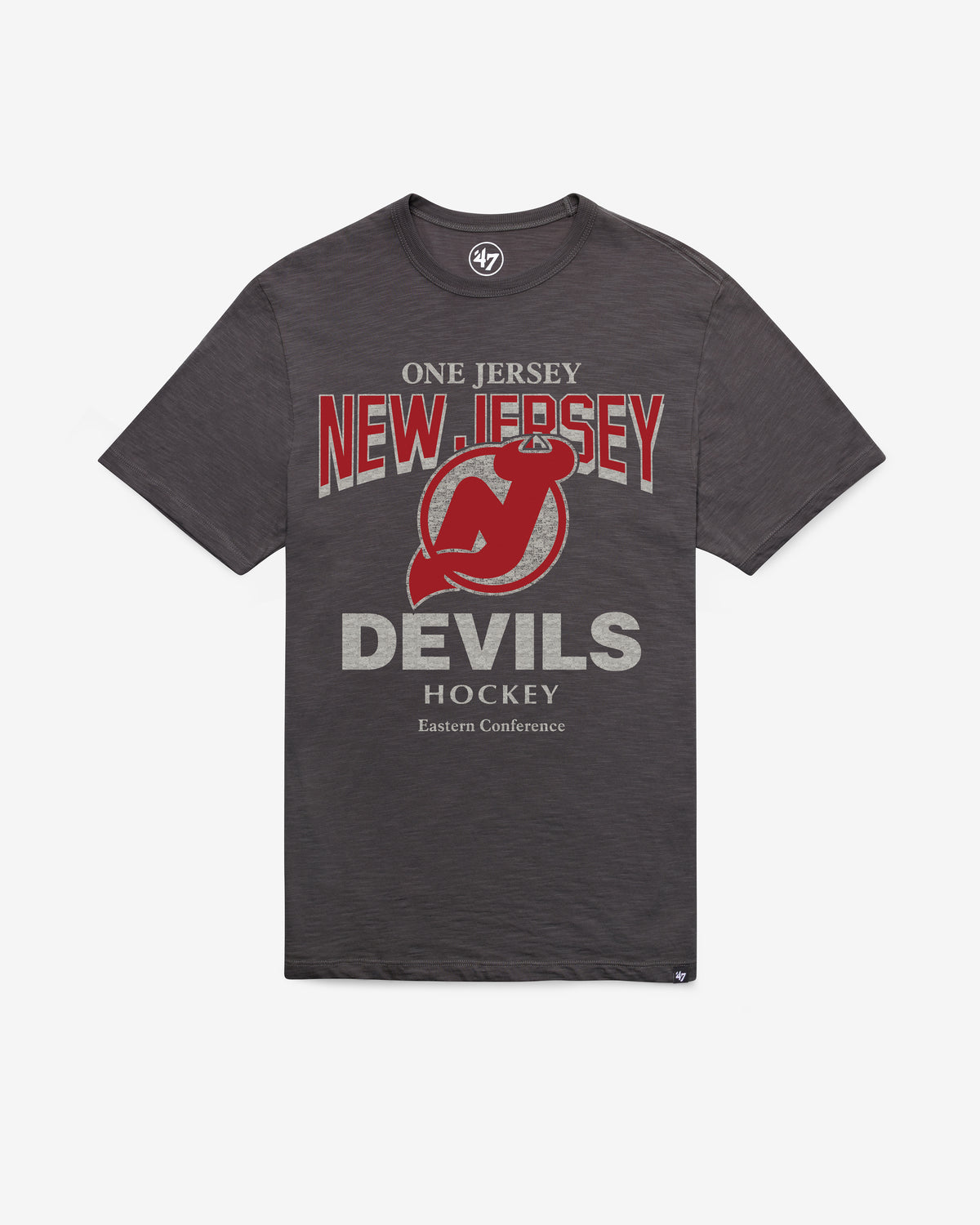 NEW JERSEY DEVILS VINTAGE HEAD ON '47 SCRUM TEE