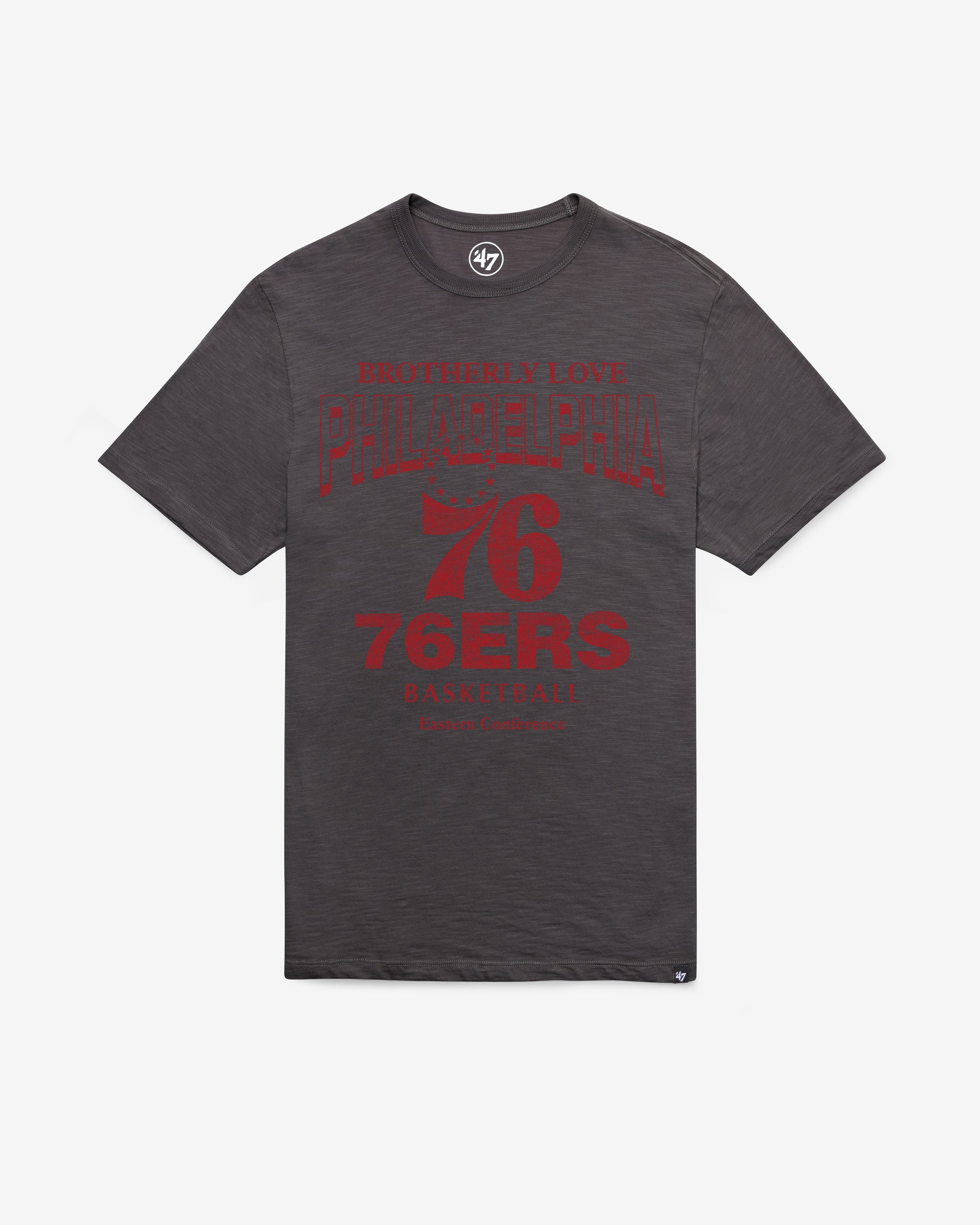 PHILADELPHIA 76ERS HEAD ON '47 SCRUM TEE