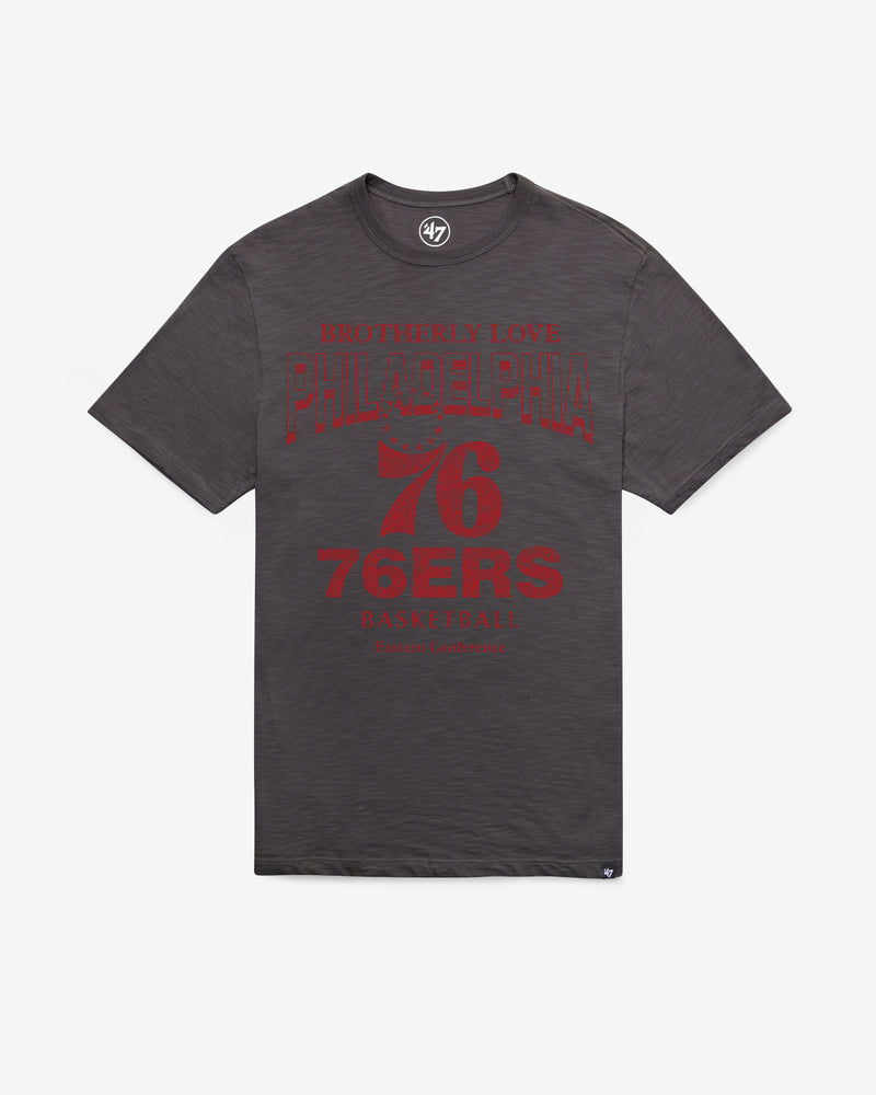PHILADELPHIA 76ERS HEAD ON '47 SCRUM TEE