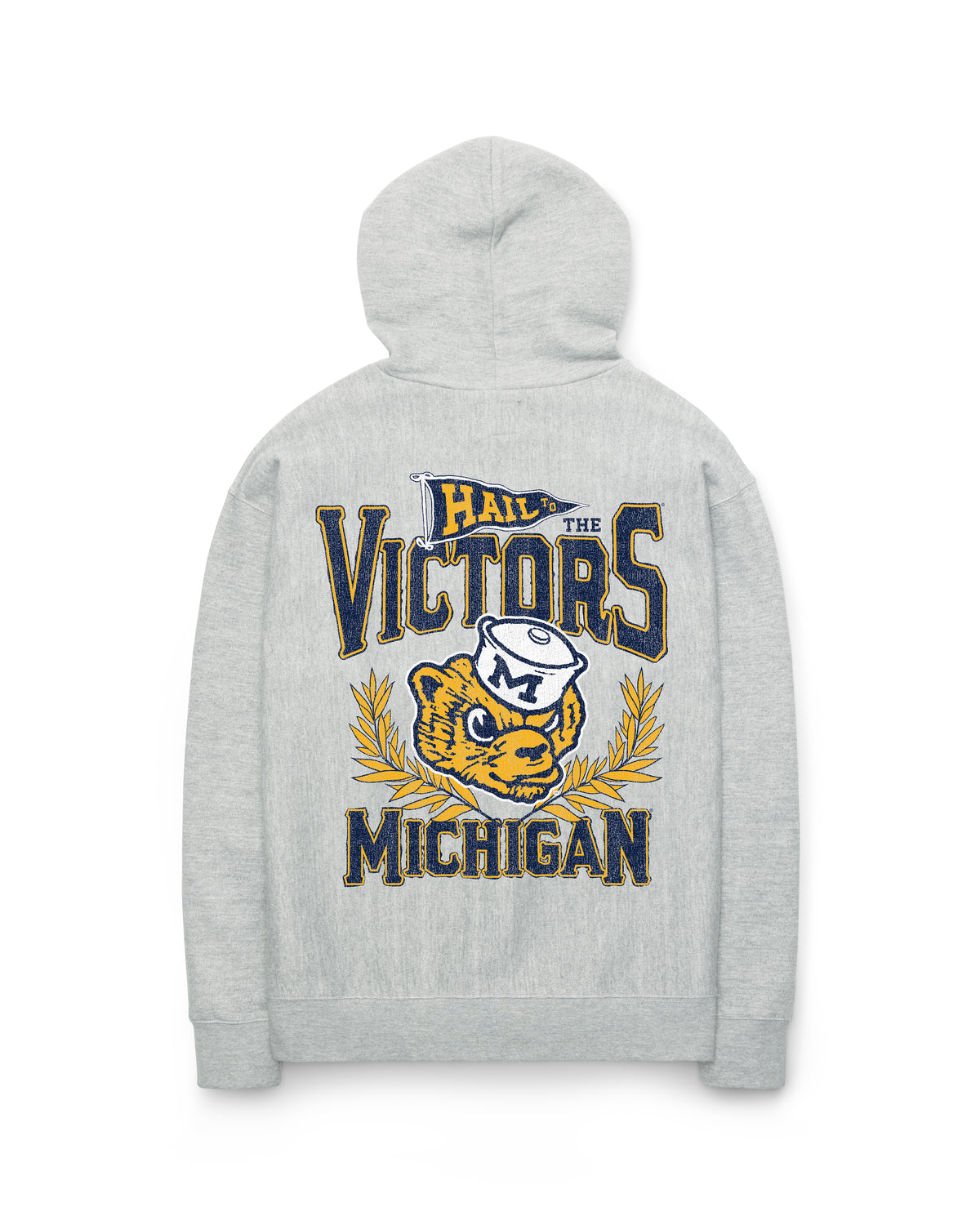 MICHIGAN WOLVERINES VINTAGE VARSITY HOUSE BACKER '47 FOUNDATION HOOD