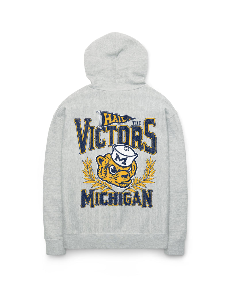 MICHIGAN WOLVERINES VINTAGE VARSITY HOUSE BACKER '47 FOUNDATION HOOD
