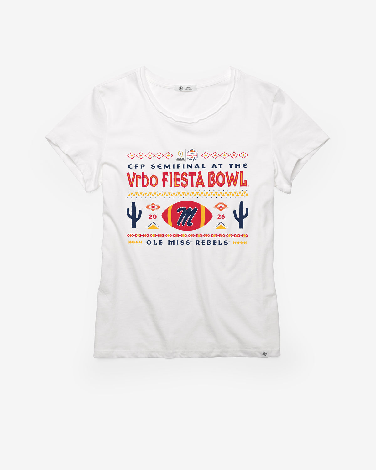 MISSISSIPPI REBELS FIESTA BOWL '47 FRANKIE TEE WOMENS