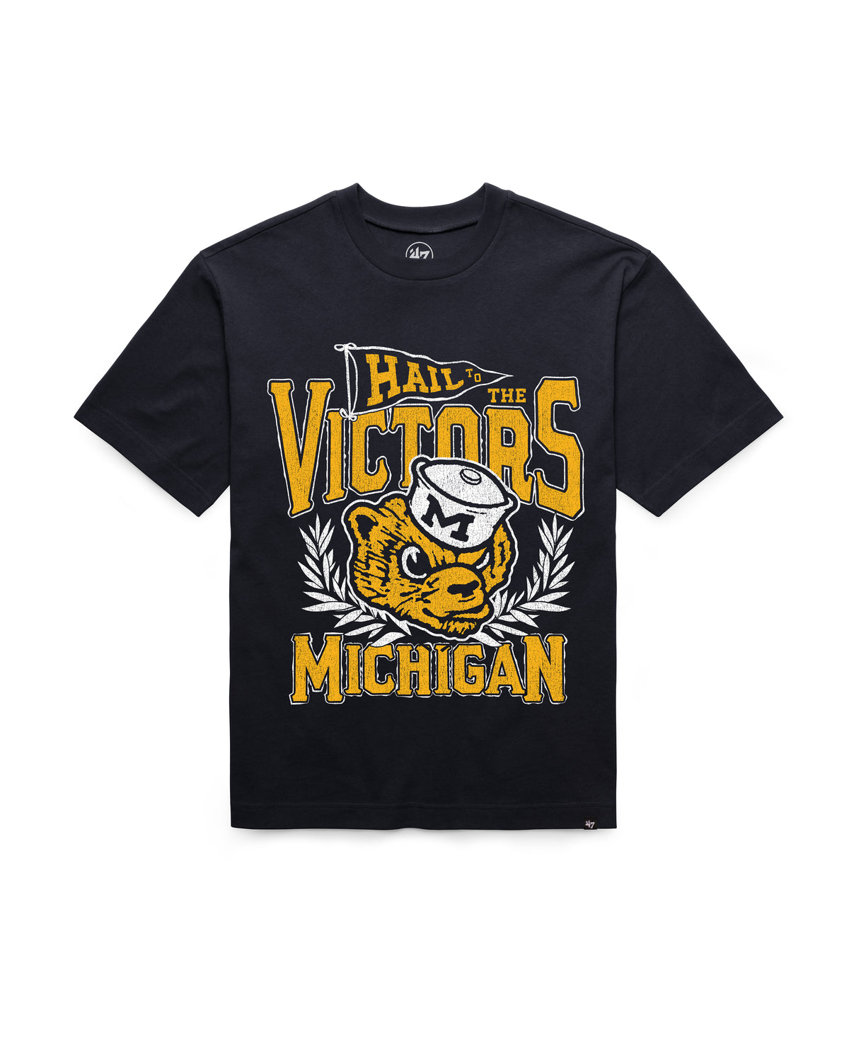MICHIGAN WOLVERINES VINTAGE VARSITY HOUSE '47 FOUNDATION TEE