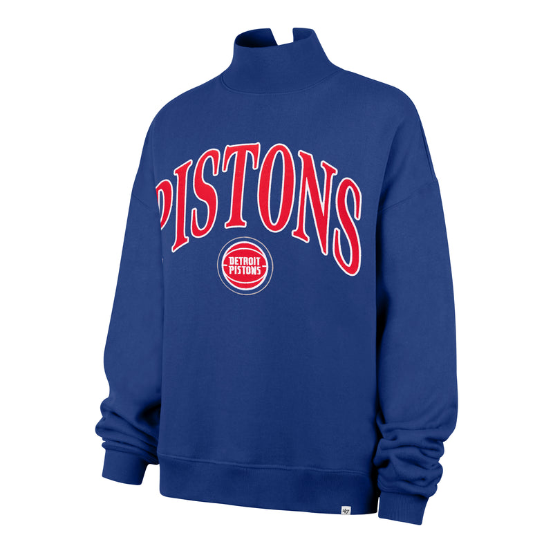 DETROIT PISTONS VANTAGE '47 WOMEN'S MOCK NECK PULLOVER