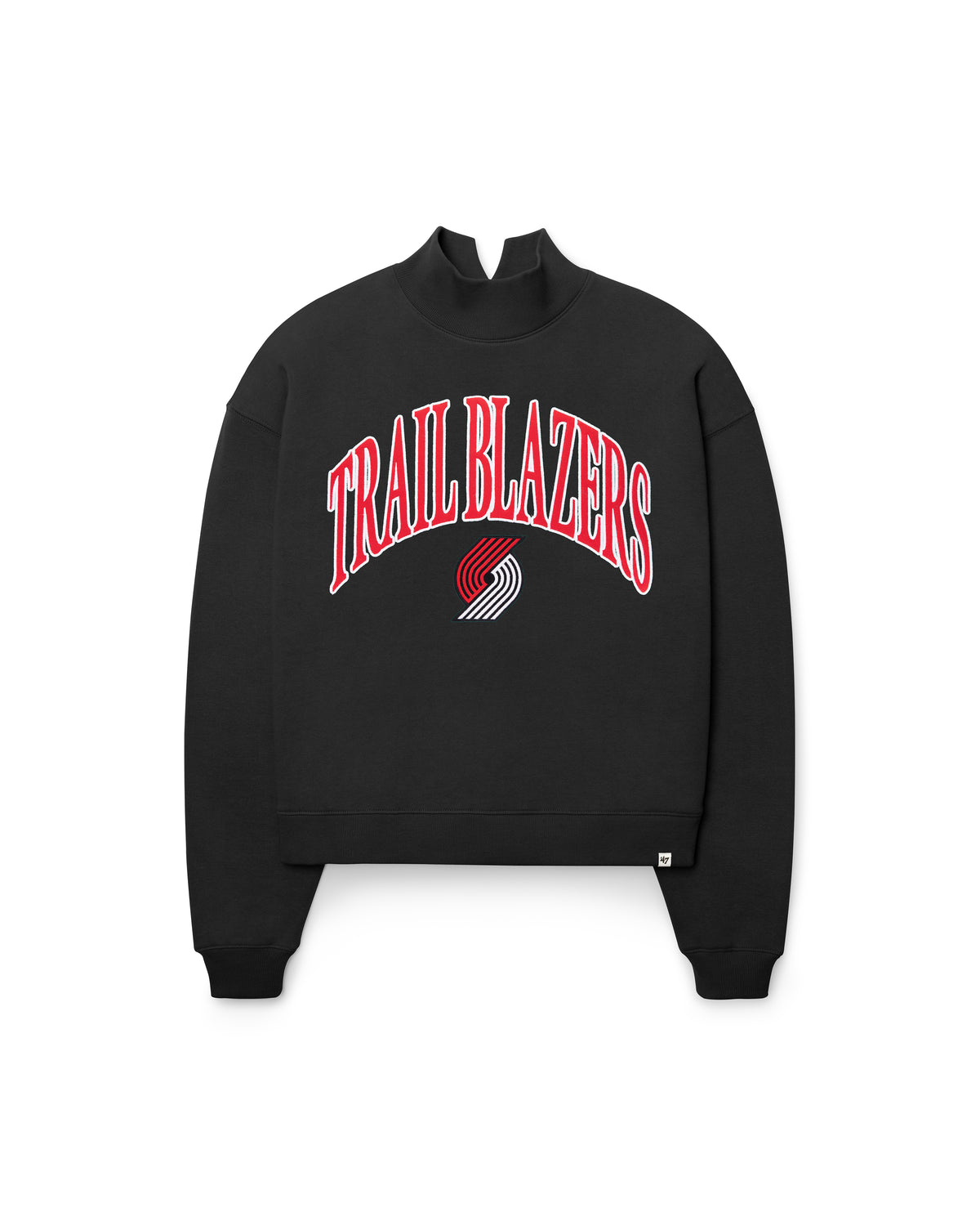 PORTLAND TRAILBLAZERS VANTAGE '47 WOMEN'S MOCK NECK PULLOVER