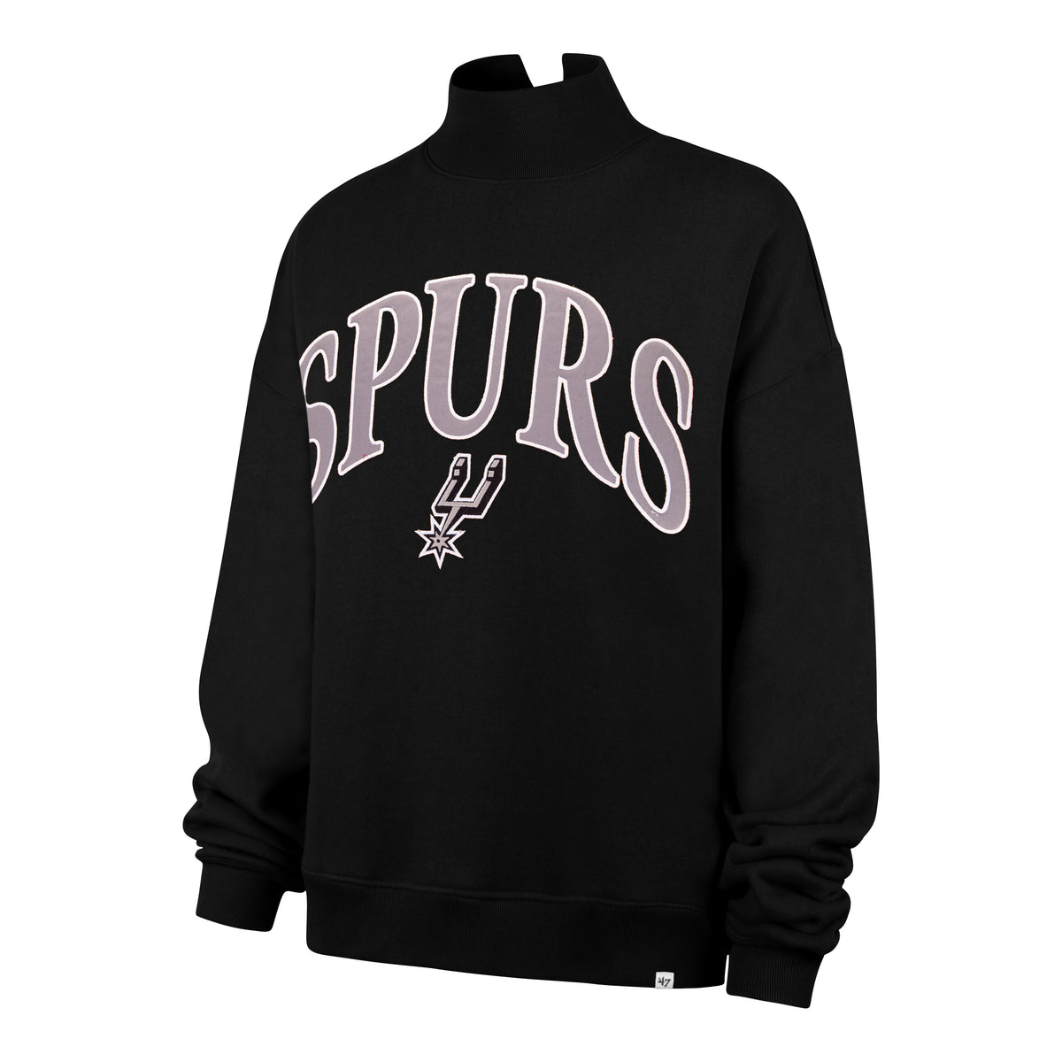 SAN ANTONIO SPURS VANTAGE '47 WOMEN'S MOCK NECK PULLOVER