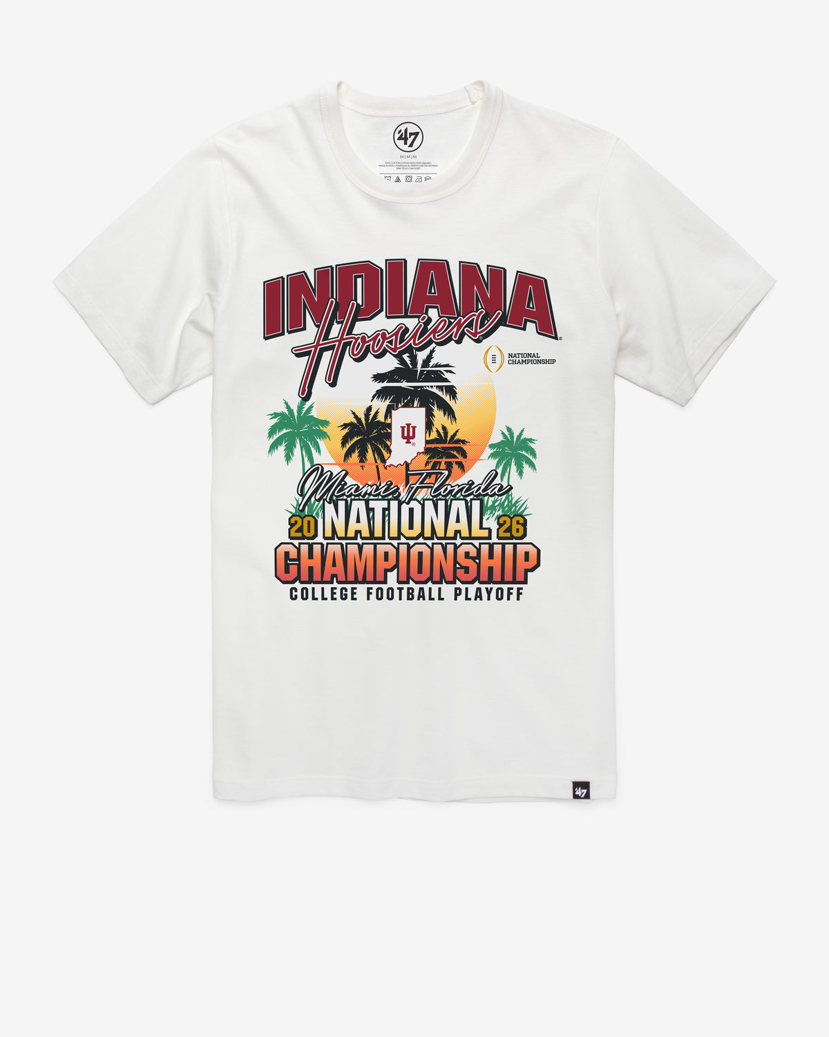 INDIANA HOOSIERS CFP NATIONAL CHAMPIONSHIP '47 FRANKLIN TEE