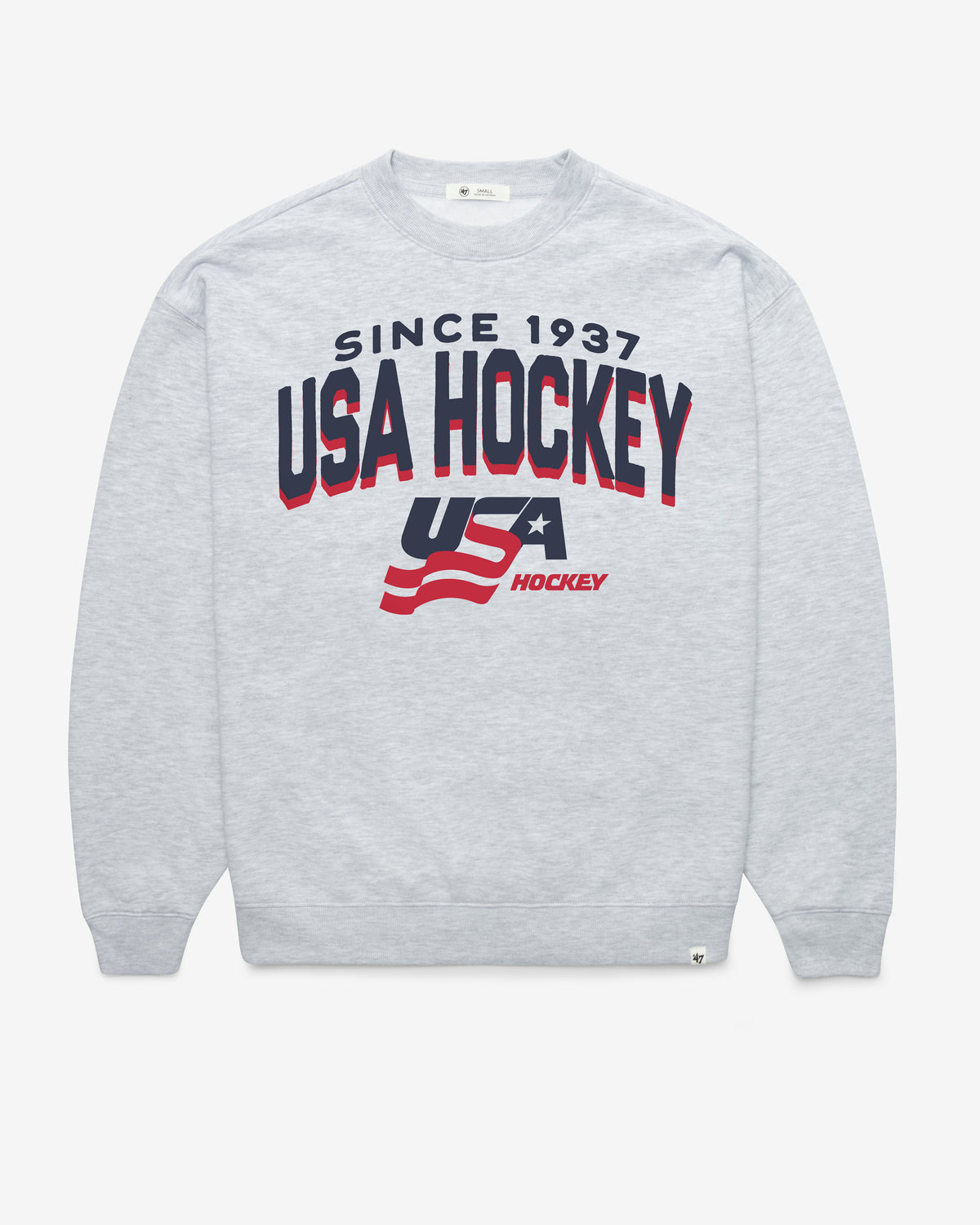 USA HOCKEY CAMPUS ARCH CLOUD '47 OVERSIZED CREW WOMENS