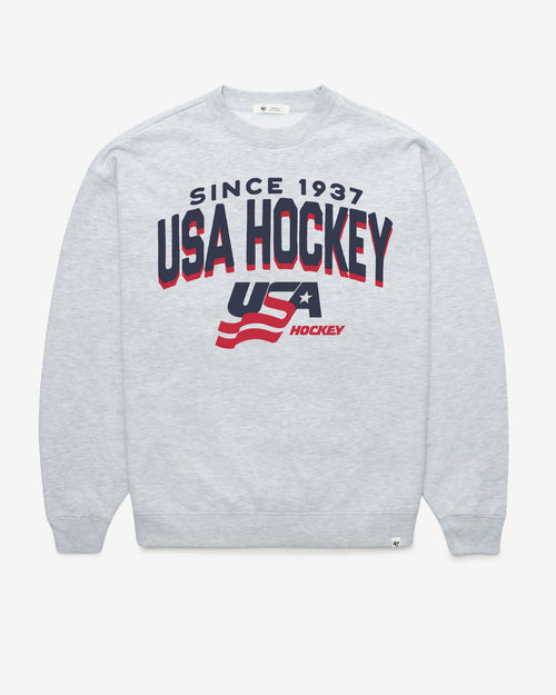 USA HOCKEY CAMPUS ARCH CLOUD '47 OVERSIZED CREW WOMENS